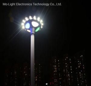 Rechargeable Batteries Solar Garden Lights 1500 Lumens 1650lm High Quality 5-7 Rainy Days Backup for Height 4m