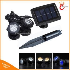 Solar Powered Lamp IP68 Solar LED Spotlight for Landscape Garden Lawn Pool Pond Outdoor Underwater Light