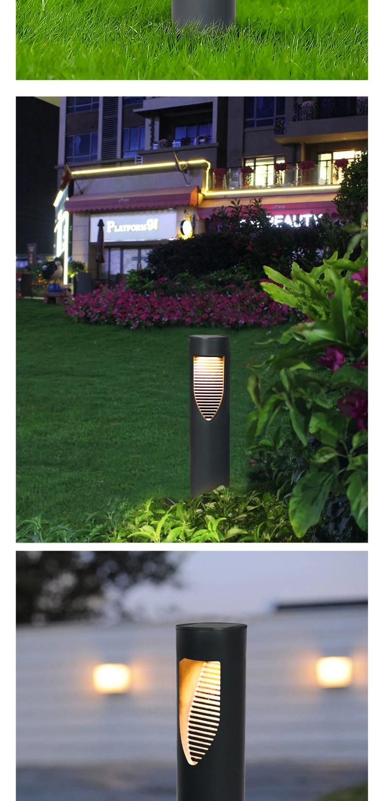Modern Simplicity Solar Waterproof LED Garden Lawn Light for Courtyard Villa Landscape Lawn