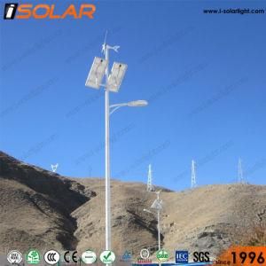 25W 5 Meter Solar Wind Hybrid LED Street Light