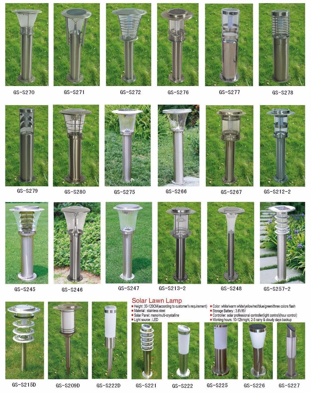 Stainless Steel Solar Garden Light Outdoor Lighting From China Factory