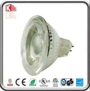 COB LED Lamp 3000k ETL LED Bulb Lighting Glass MR16