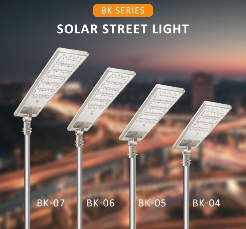 Outdoor 8m Street Light Pole 60W 80W 100W LED Solar Street Lamp with Lithium Battery