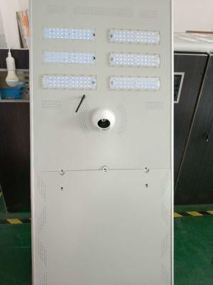 CCTV Camera Con Panel LED Solar Street Light/Lamp