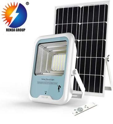 Solar LED Outdoor Flood Lamp Square Light with Human Sensor IP66 Water Proof