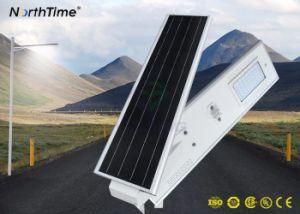 60W Integrated Solar Powered LED Street Light with Motion Sensor