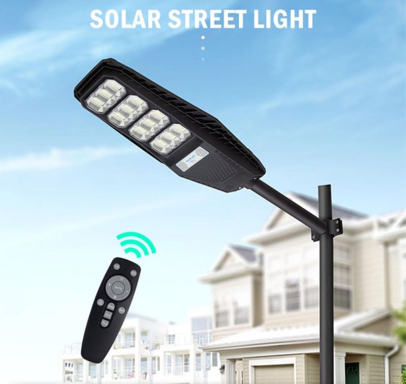 Energy Saving Outdoor High Brightness LED Lighting All in One Integrated Panel Solar Street Light