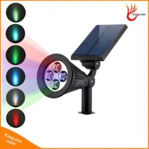 Waterproof Outdoor Solar Power Spotlight Solar Garden Lawn Light Security Lamp Landscape Light