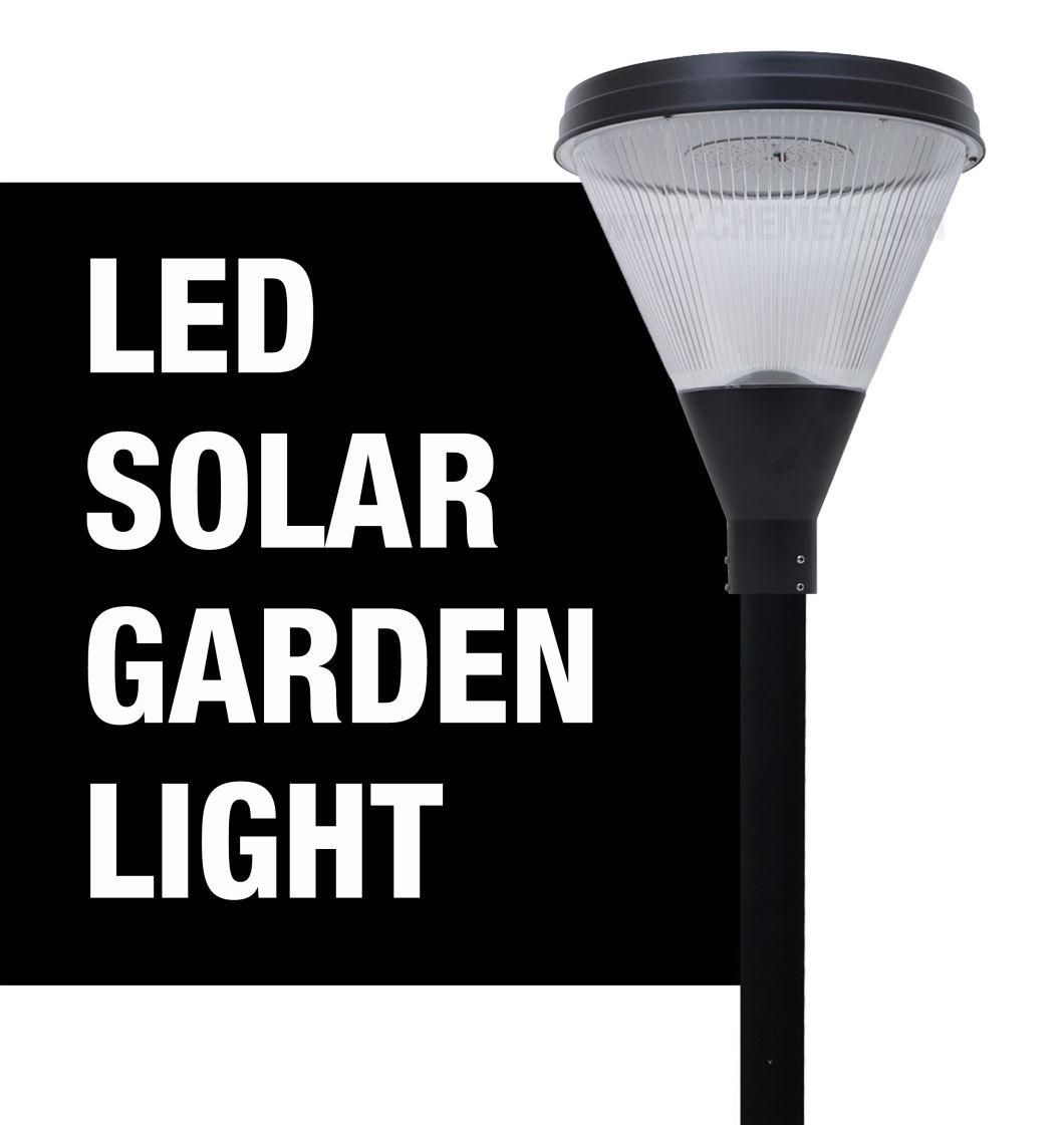IP65 Waterproof Outdoor 12W LED Solar Garden Light for Projects