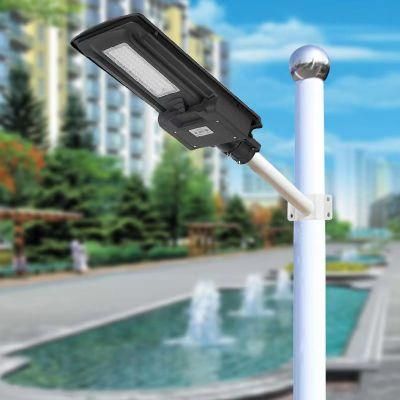 Aluminum Housing Outdoor Waterproof Motion Sensor Solar Powered Integrated All in One LED Solar Street Lights Use for Garden, Yard