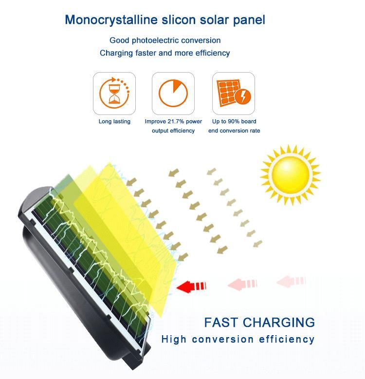 Best Smart Aluminum Alloy High Power High Lumen LED Solar All in One Street Light 100W 200W with Battery