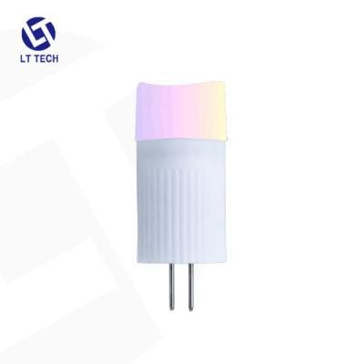 Lt104A5 Hot Sales 2W RGB and Wi-Fi Control Weatherproof Ceramic G4 LED Bulb for Outdoor Pathway Lighting
