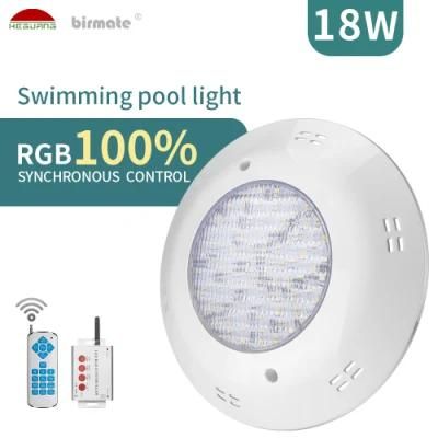 18W AC12V Surface Mount 100%Synchronous Control LED Light for Swimming Pool