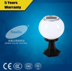 LED Solar Pillar Light; Outdoor Solar Light; Solar Ball Light with LED