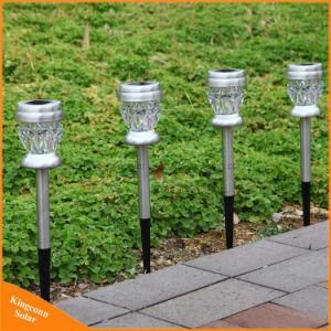 Stainless Steel LED Solar Light for Outdoor Garden and Yard Light