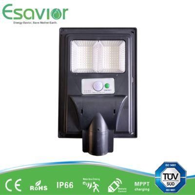 Esavior 30W All in One Integrated LED Outdoor Solar Street/Road/Garden Light with Motion Sensor
