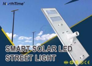 120W All-in-One/Integrated Solar Infrared Motion Sensor LED Street Light