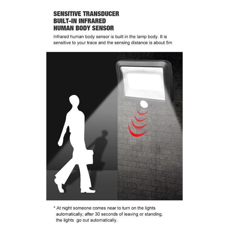 3 Modes COB 100LED Solar Sensor Light