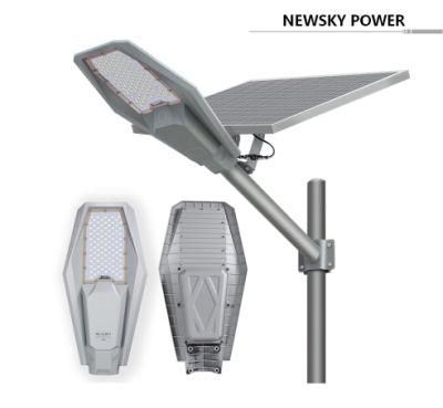 Newskypower Outdoor IP67 Aluminum Integrated LED Solar Street Lighting for Garden Parking Lot Park Road