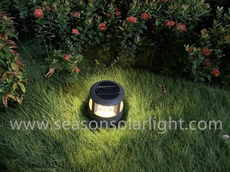 High Power LED Night Bollard Pathway Garden Gate Outdoor LED Pillar Light with Solar &LED