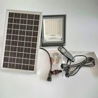 30W Solar Flood Light with 3 Different Color