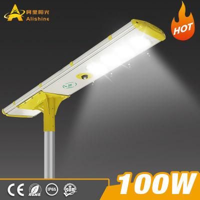 Wholesale LED Solar Street Light 100W CE, RoHS Approved IP65