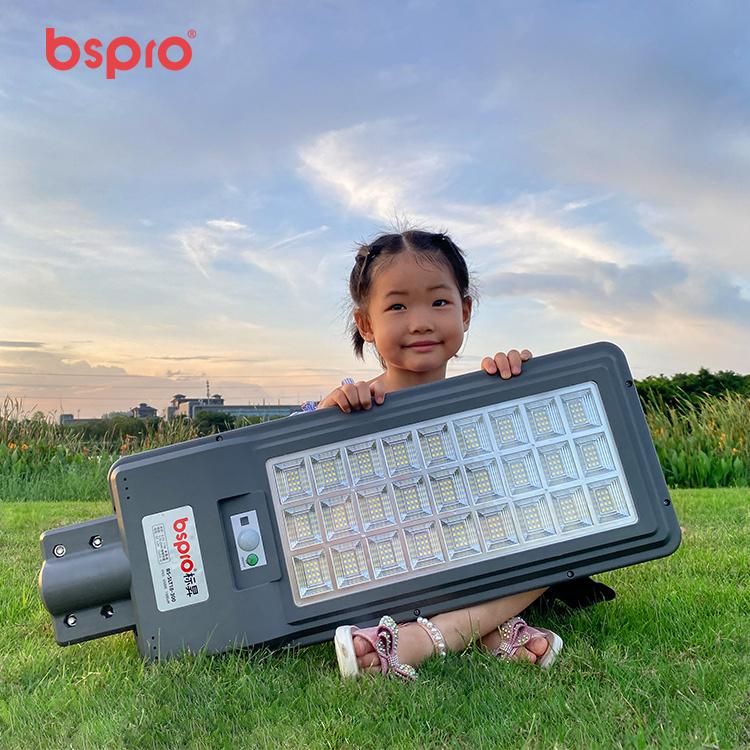 Bspro Plastic Floodlight Rechargeable 40W LED Outdoor Color White Solar Flood Light