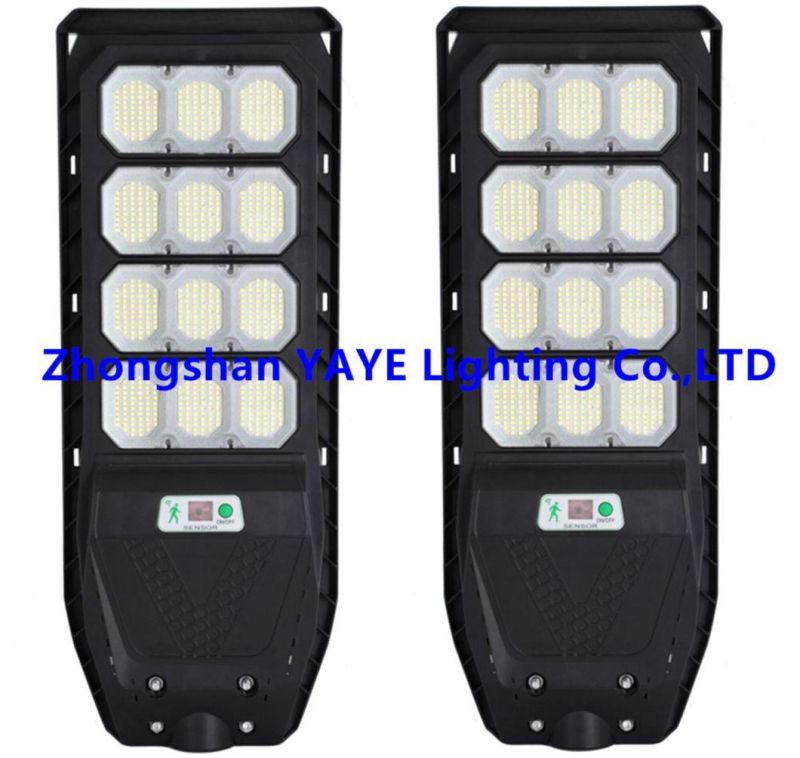 Yaye 2022 Hot Sell Factory Price 400W Outdoor All in One Solar LED Road Street Lamp with IP67/1000PCS Stock/ Remote Controller/Motion Sensor
