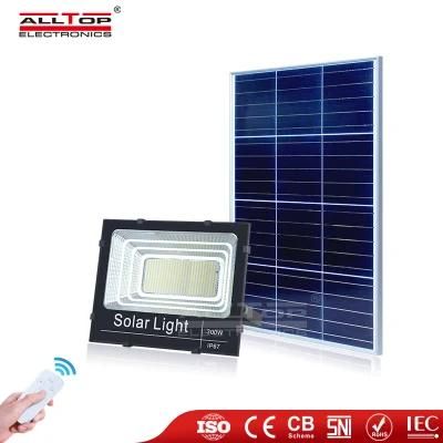 Alltop Factory Price Waterproof IP67 25 40 60 100 200 300 400 W Landscape Outdoor LED Solar Flood Light