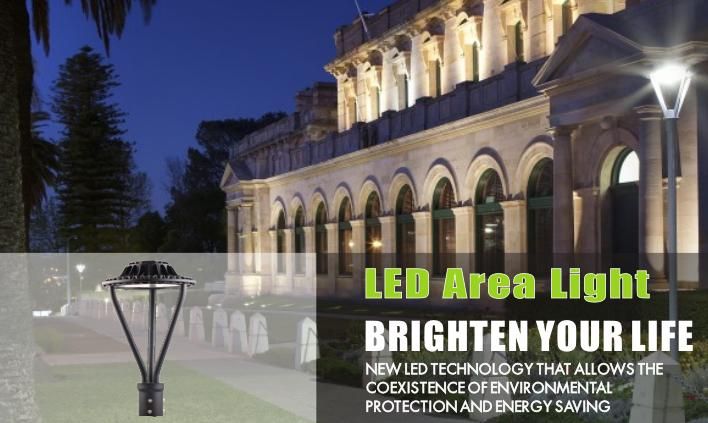 AC100-277V Outdoor LED Lighting 5000K 100W LED Post Top Light