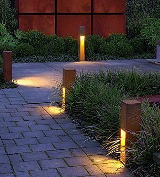 Outdoor LED Bollard/Rusty Bollards/Corten Steel Bollard Light