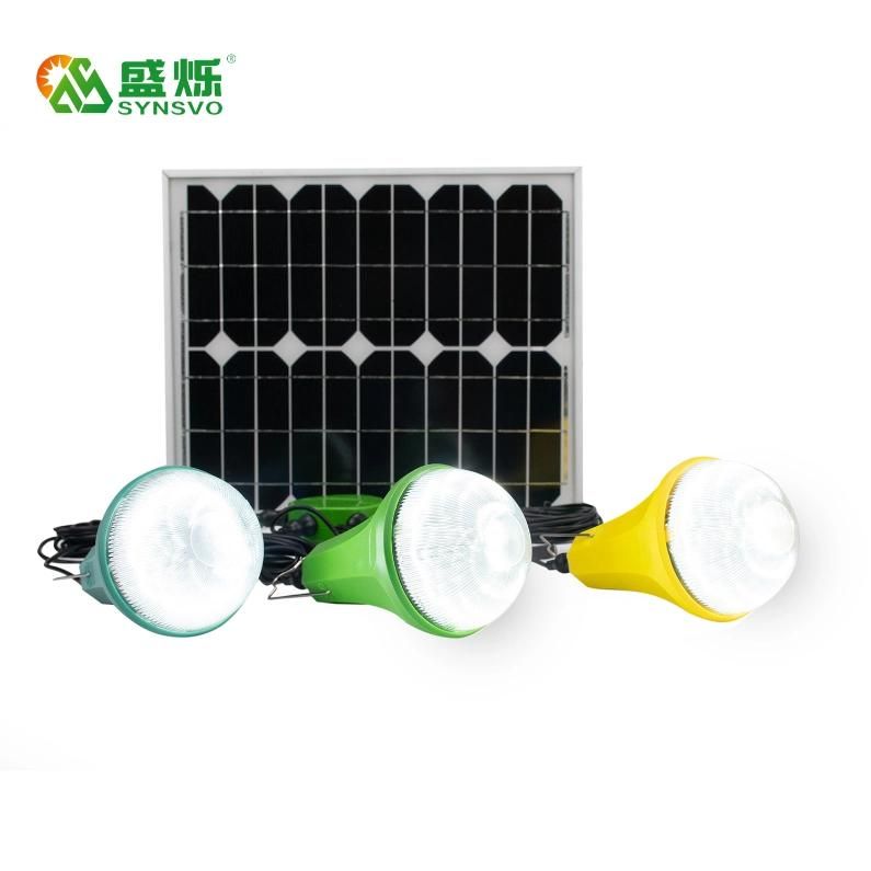 Indoor Solar Reading Lamp Solar Home LED Light with 3LED Solar Lamp Solar Power Station