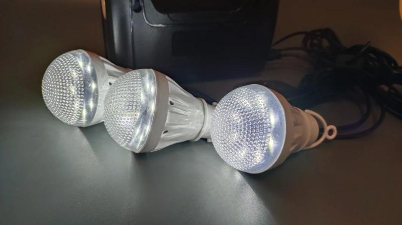 Portable Outside Emergency Solar Kit LED Light Home Power System