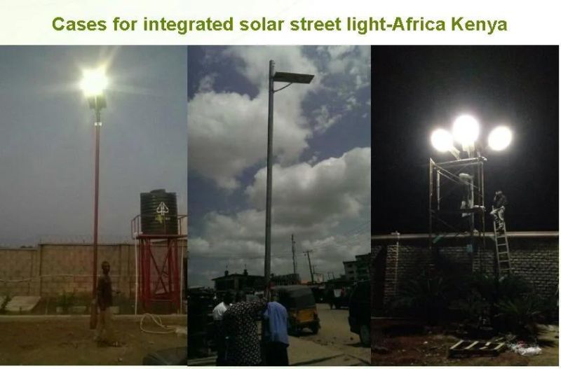 All in One 8W Integrated Solar LED Garden Lamp (SNSTY-208)
