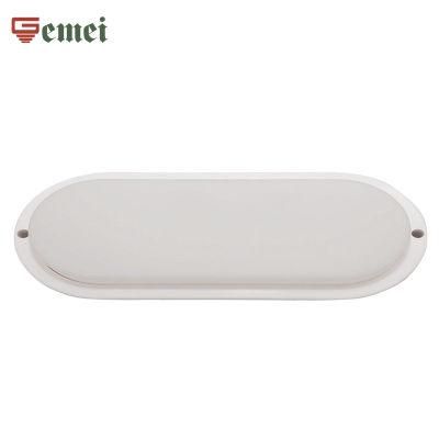 IP65 Moisture-Proof Lamps Outdoor LED Bulkhead Light Oval White 18W with CE RoHS