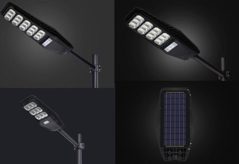 100W LED Solar Powered Street Lighting Lamp with IP67