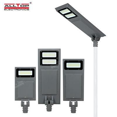 Alltop IP65 Waterproof Park SMD 40 60 100 W Outdoor Integrated All in One LED Solar Street Light