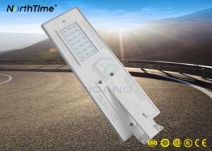 Lithium Battery 18ah Automatic Lighting 25W Solar LED Street Light