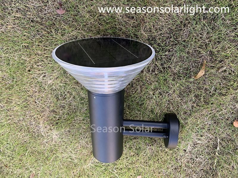 Modern Exterior Wall Lamps Outdoor LED Solar Wall Lamp with Motion Sensor & Bright LED Light