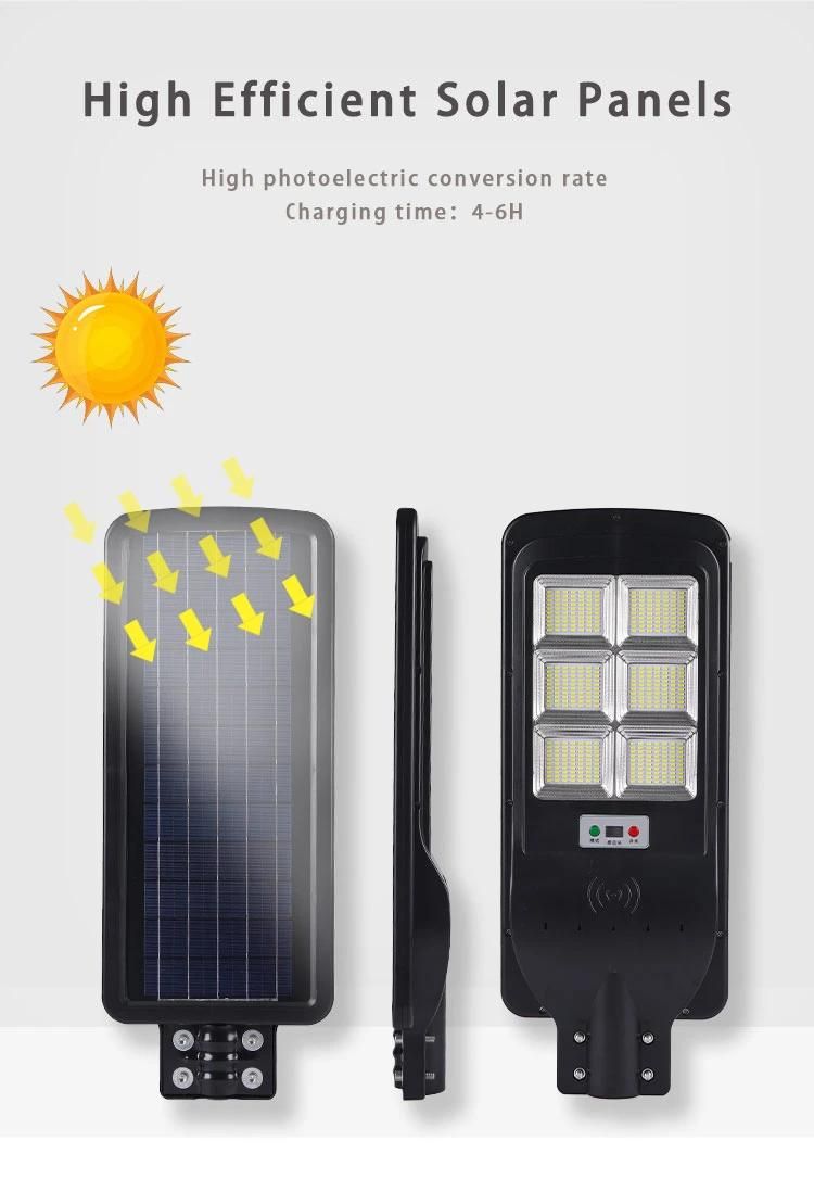 Solar Powered Street Lamp Outdoor Waterproof All in One LED Solar Street Lights