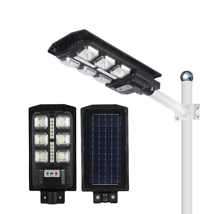 Yaye 2022 Hottest Sell 100W All in One LED Solar Street Road Wall Garden Lighting with Remote Controller/ Radar Sensor/ Available Watt: 50W-400W/1000PCS Stock