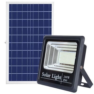 200W Bright Power System Sensor Garden Flood Lighting, Solar LED Energy Saving Outdoor IP65 Waterproof Park Wall Lights