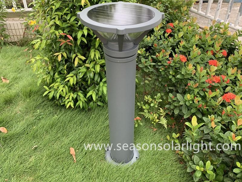 Bright 12W Outdoor Garden Light Fixtures 1m Solar Bollard Light with LED Light & Remote Control Lighting