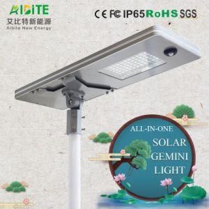 50W Outdoor Solar Waterproof LED Garden Street Light All in One