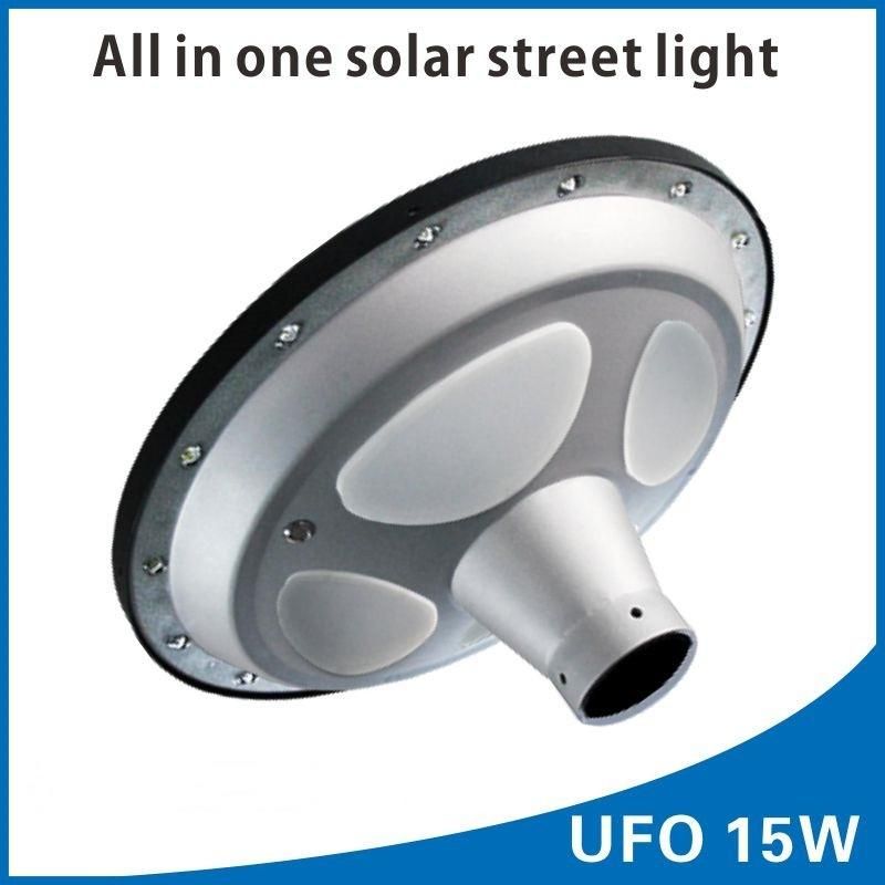 UFO LED Solar Light Lamp 15W 6500K LED UFO Solar Garden Light