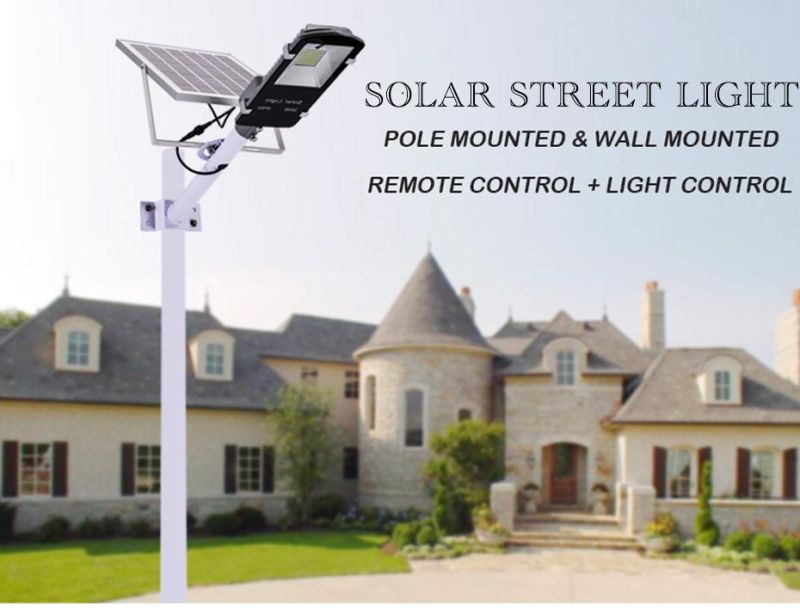 20W 50W 100W 200W Remote LED Solar Street Light Solar Lamps