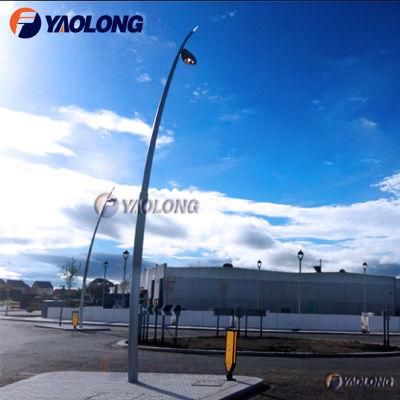 Easy Mounting Stainless Steel Curved Shape Light Post for Factory