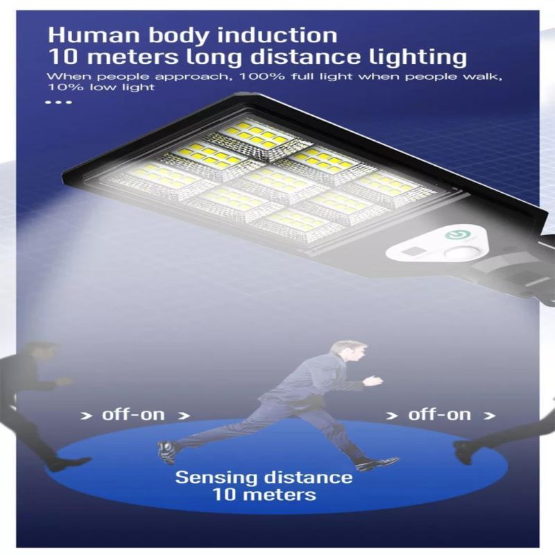 2022 Hottest Sell 500W/400W 300W/200W/150W/120/100W 60W LED Solar Street Road Wall Garden Light with Motion Sensor+ PIR Controller