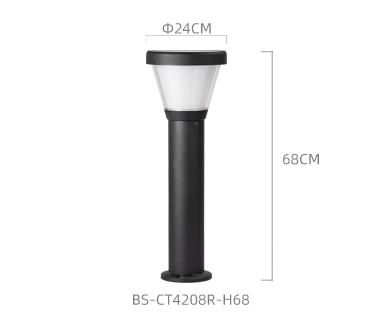 Bspro High Quality Hot Selling Lights Outdoor Waterproof Lawn Lamp Aluminum LED Solar Garden Light