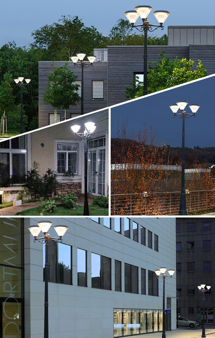 Bspro Waterproof IP65 Outdoor Lawn Lights Flower Landscape Lighting Large LED Powered Modern Solar Garden Light